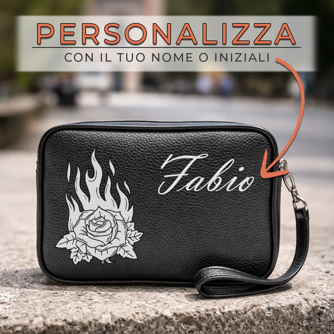 Borsello Milano Fire Roses