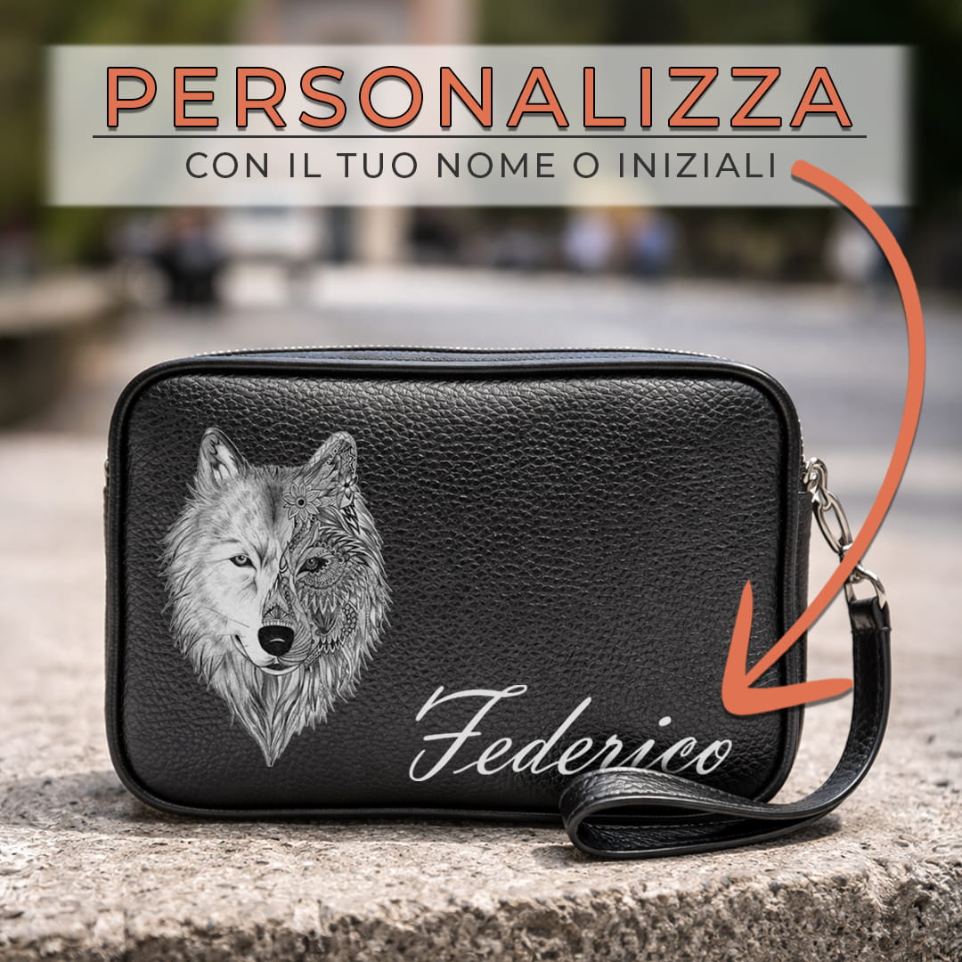 Borsello Milano Lupo Mandala
