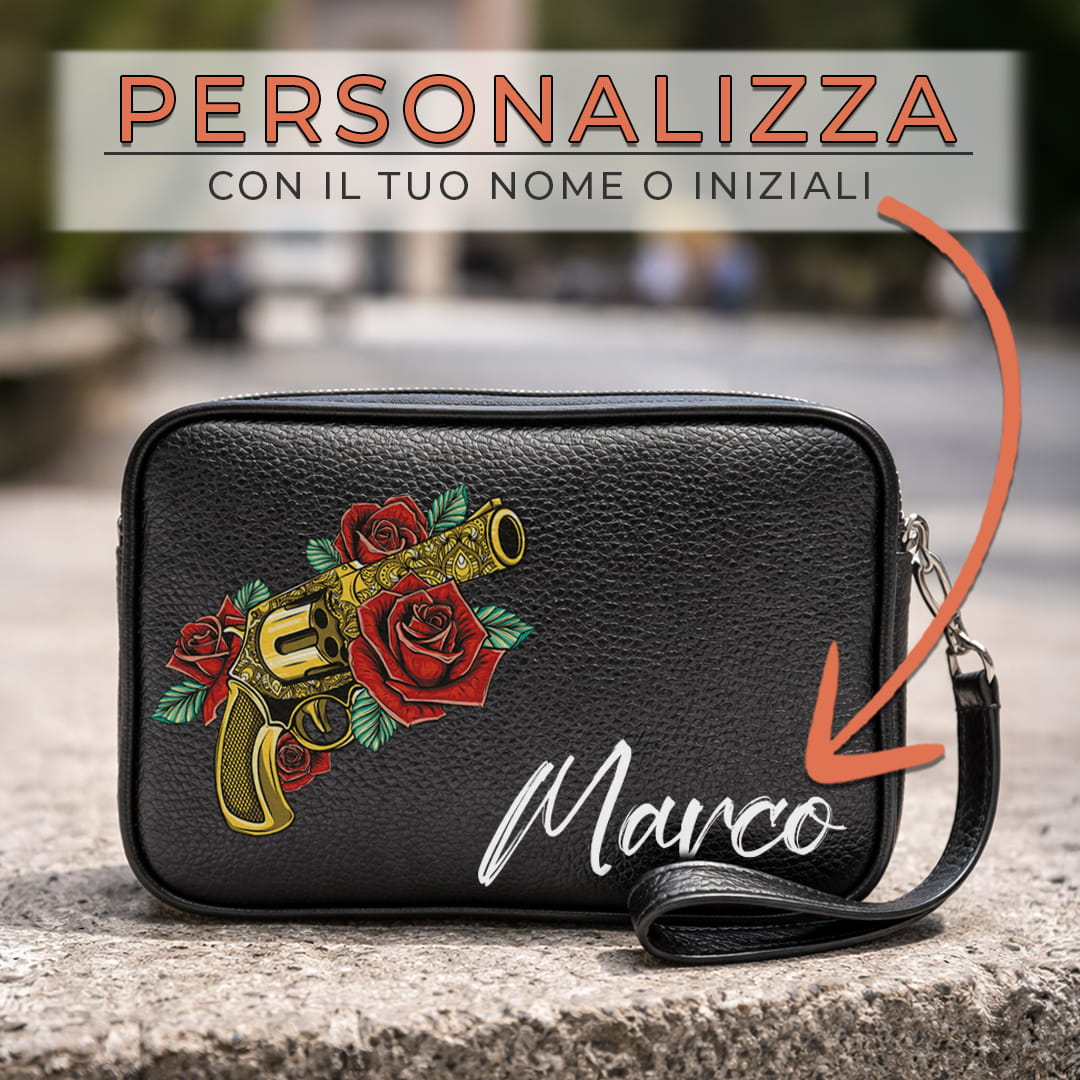 Borsello Milano Roses Gun
