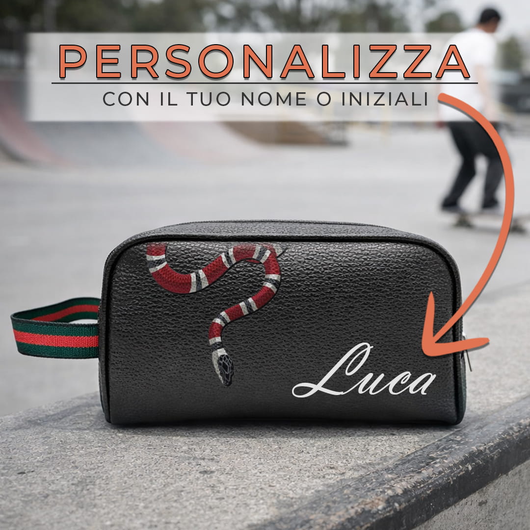 Borsello Sport Red Snake