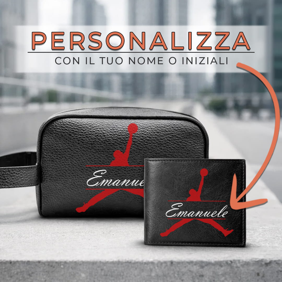 Combo Borsello + Portafoglio Basket