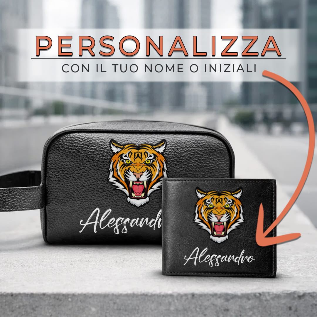 Combo Borsello + Portafoglio Tiger