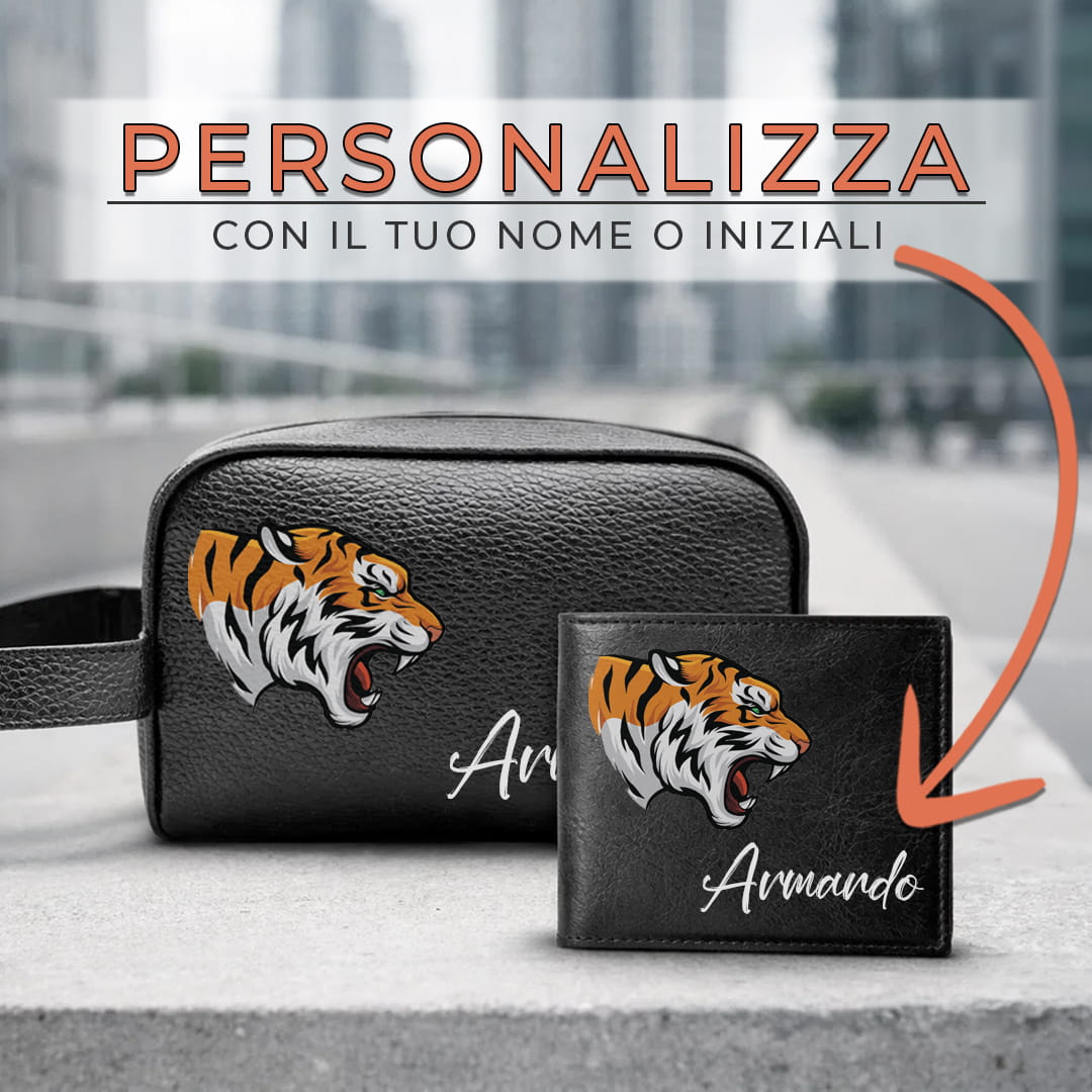 Combo Borsello + Portafoglio Tiger Defence