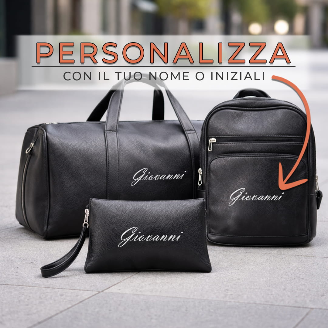 Combo Borsone + Zaino + Pochette Classic