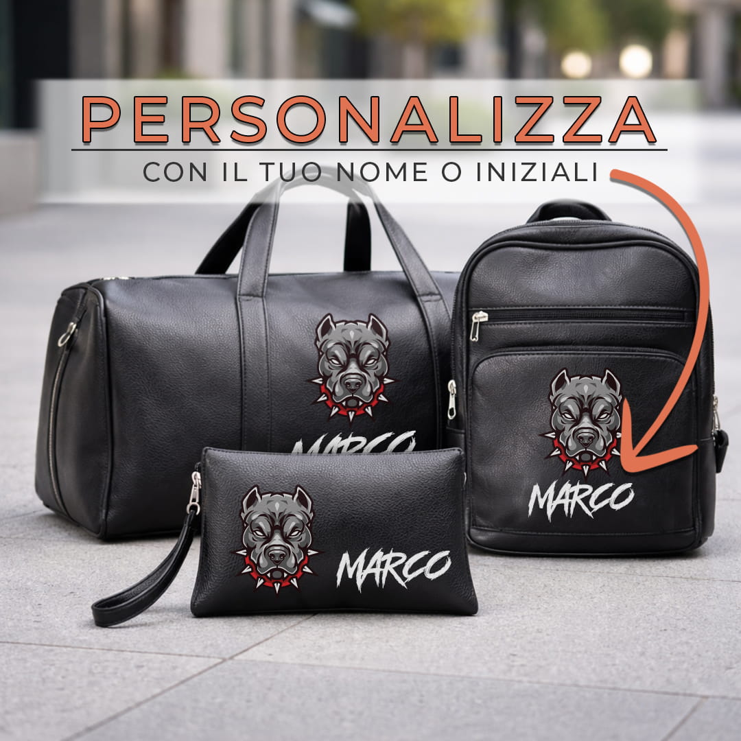 Combo Borsone + Zaino + Pochette PittBull