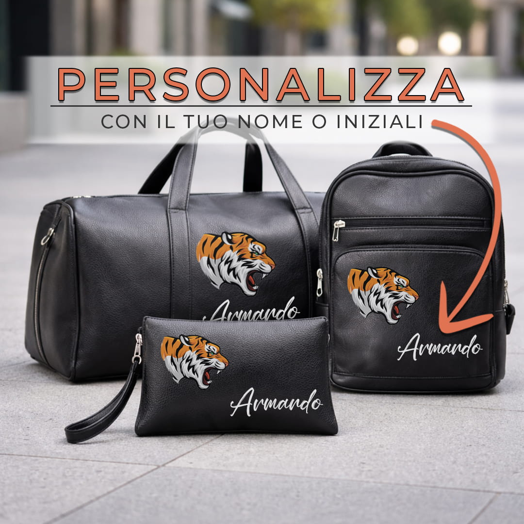 Combo Borsone + Zaino + Pochette Tiger Defence