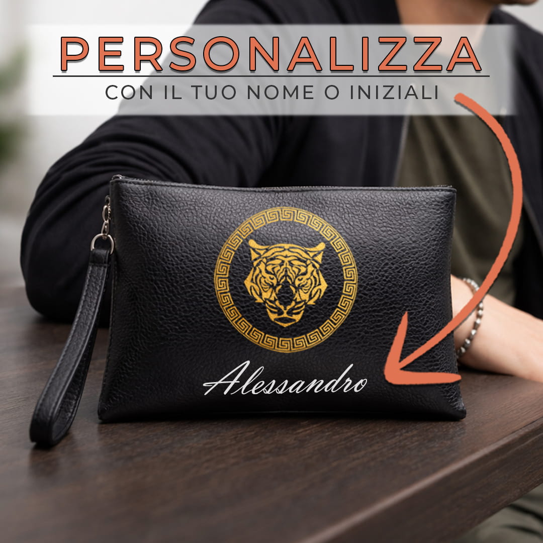 Pochette Tiger Barocco