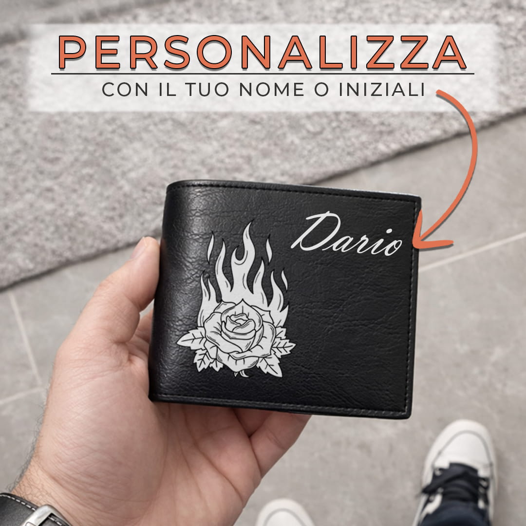 Portafoglio Fire Rose