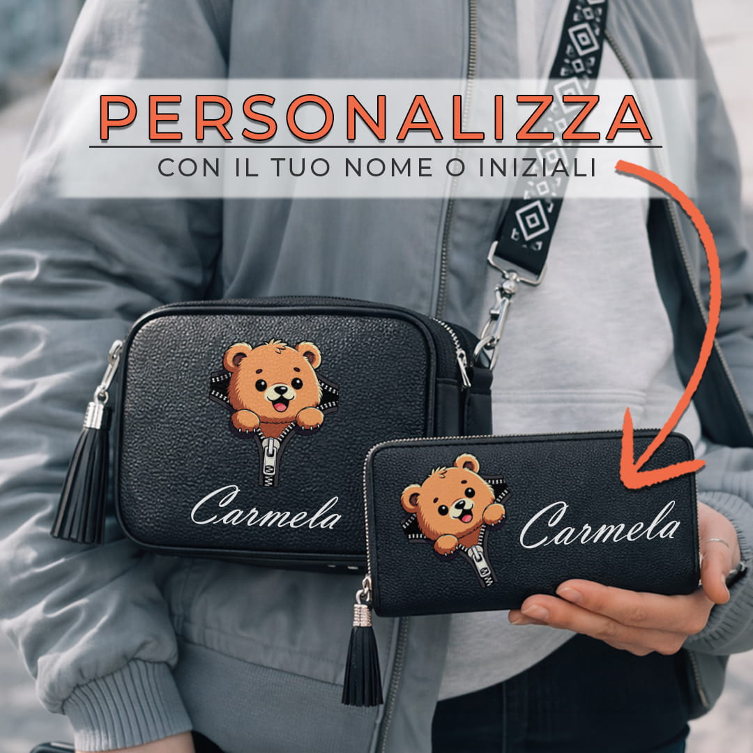 Combo Candy Bag + Portafoglio Cute Bear