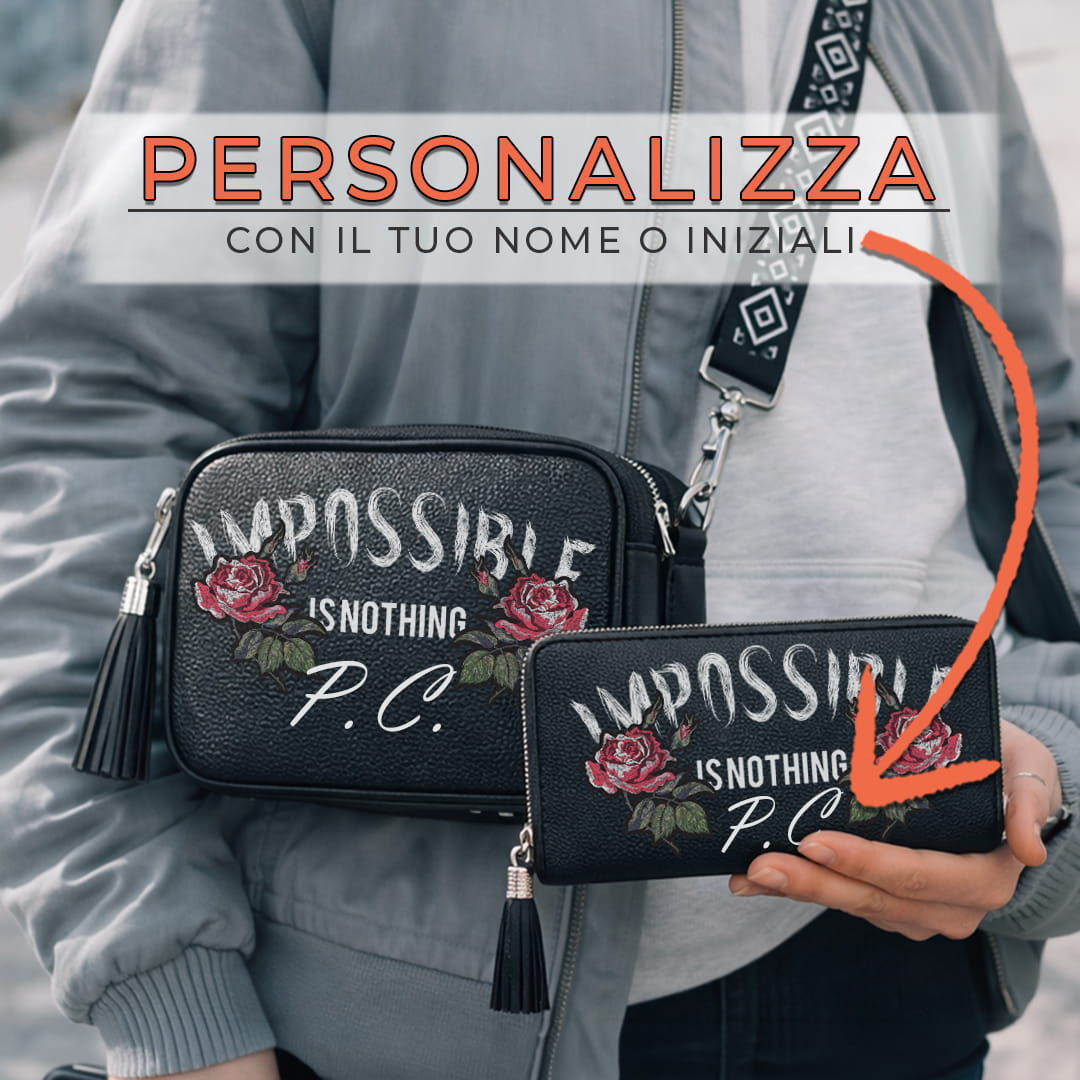 Combo Candy Bag + Portafoglio Impossible Is Nothing