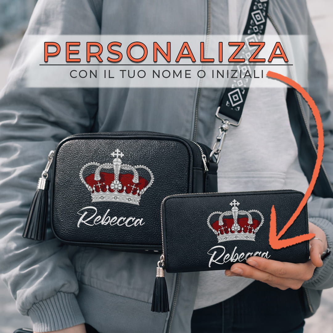 Combo Candy Bag + Portafoglio Royal Crown