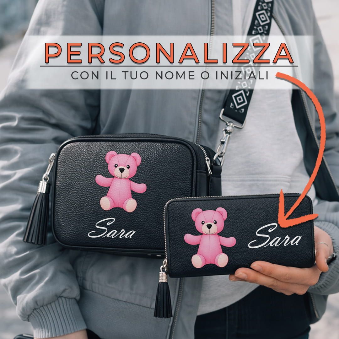 Combo Candy Bag + Portafoglio Teddy Classic