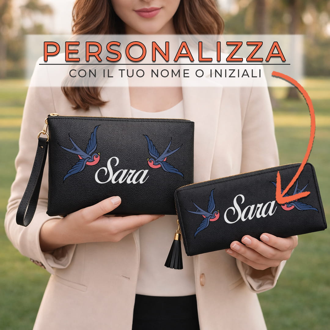 Combo Pochette + Portafoglio Urban