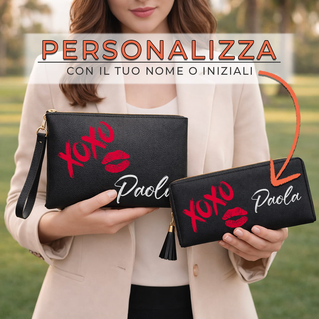 Combo Pochette + Portafoglio XoXo