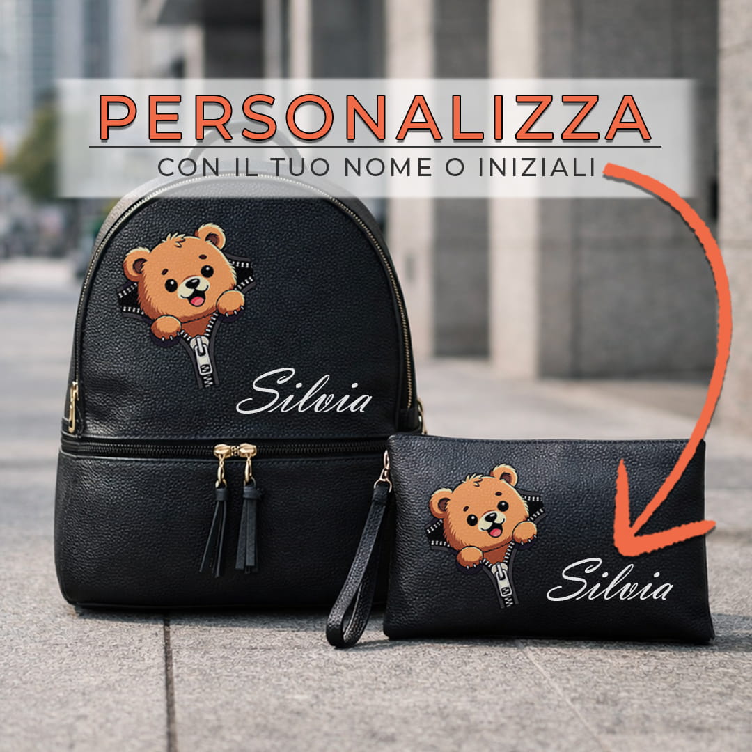 Combo Zaino + Pochette Cute Bear
