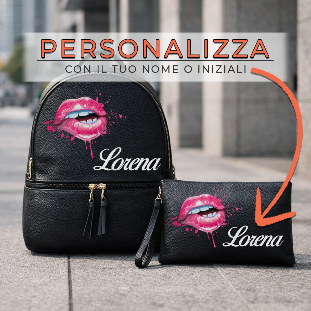 Combo Zaino + Pochette Glamour
