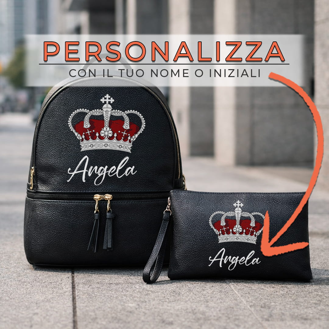 Combo Zaino + Pochette Royal Crown