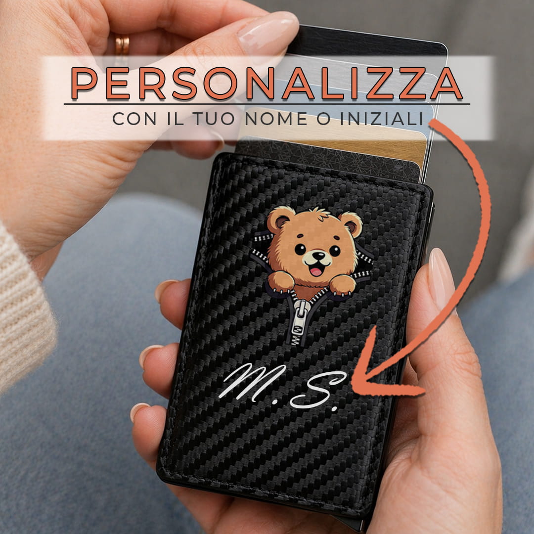 Portafoglio Slim Cute Bear