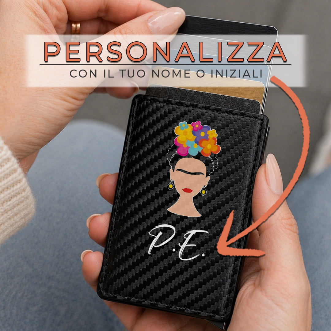 Portafoglio Slim Frida Flowers