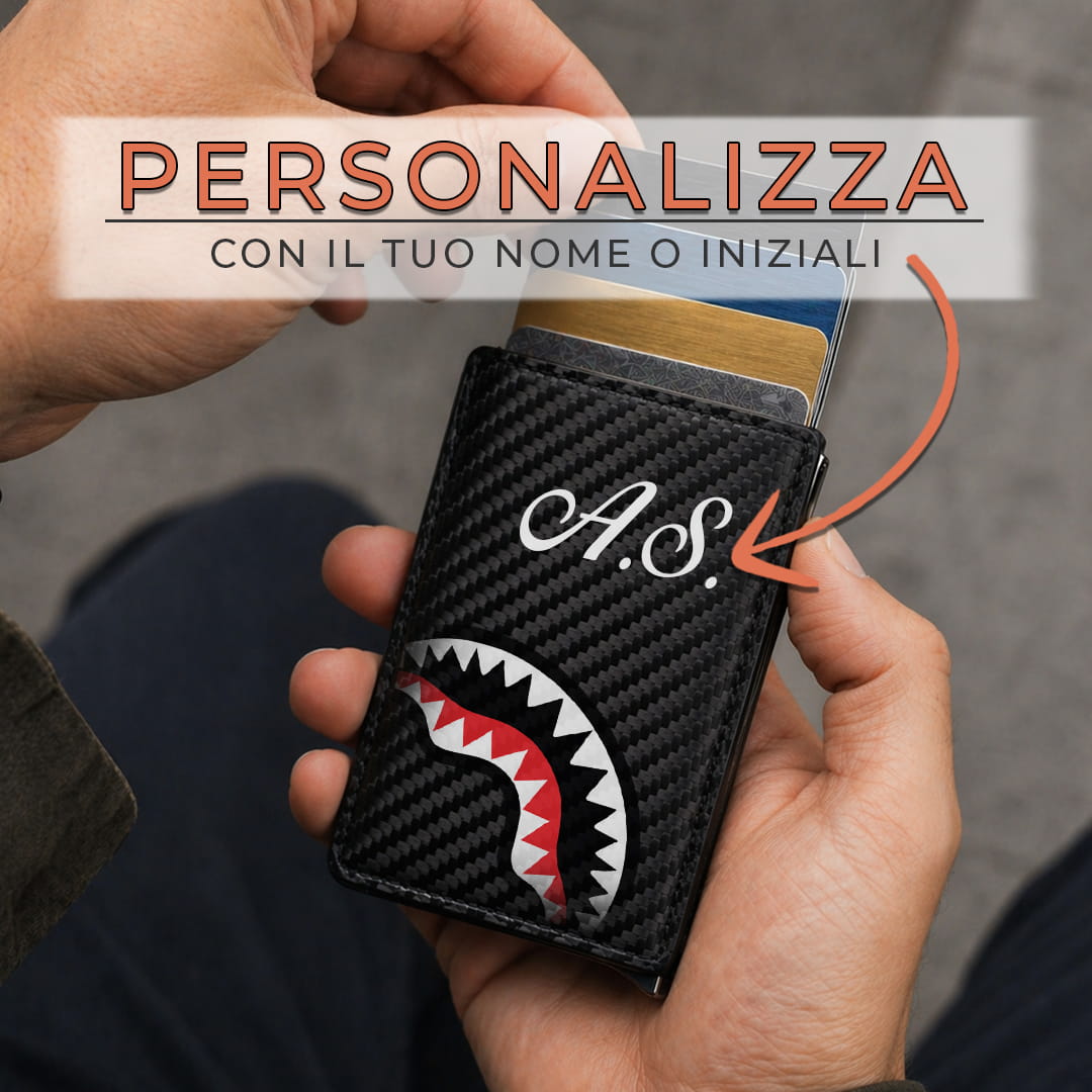 Portafoglio Slim Shark