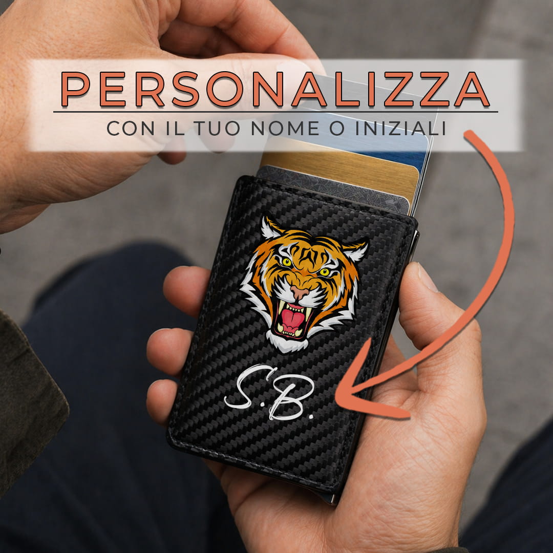 Portafoglio Slim Tiger