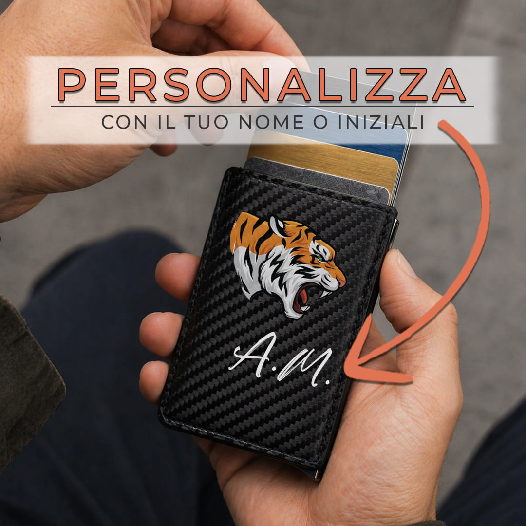 Portafoglio Slim Tiger Defence